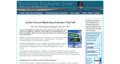 Desktop Screenshot of marketing-strategies-guide.com